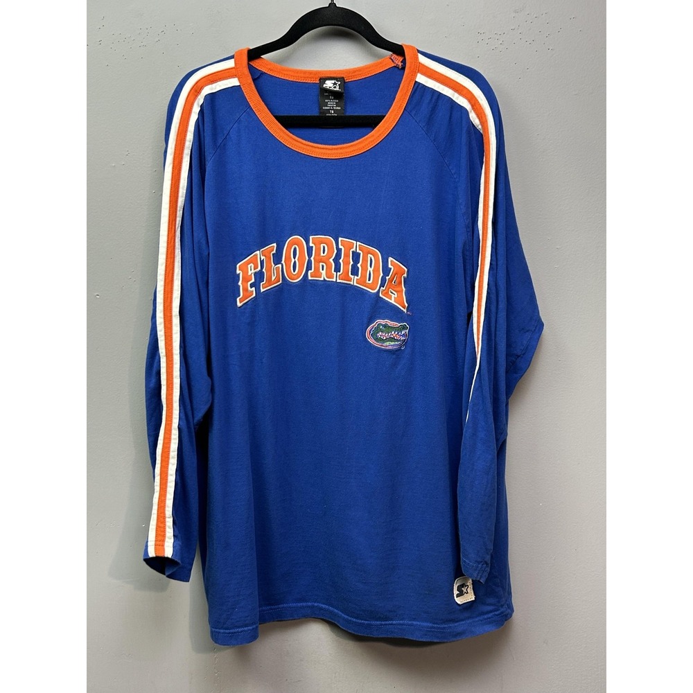 Florida Gators Shirt Mens XL Blue Long‎ Sleeve NCAA College Football Starter